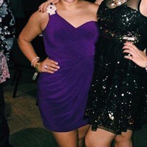 Purple Cocktail Dress